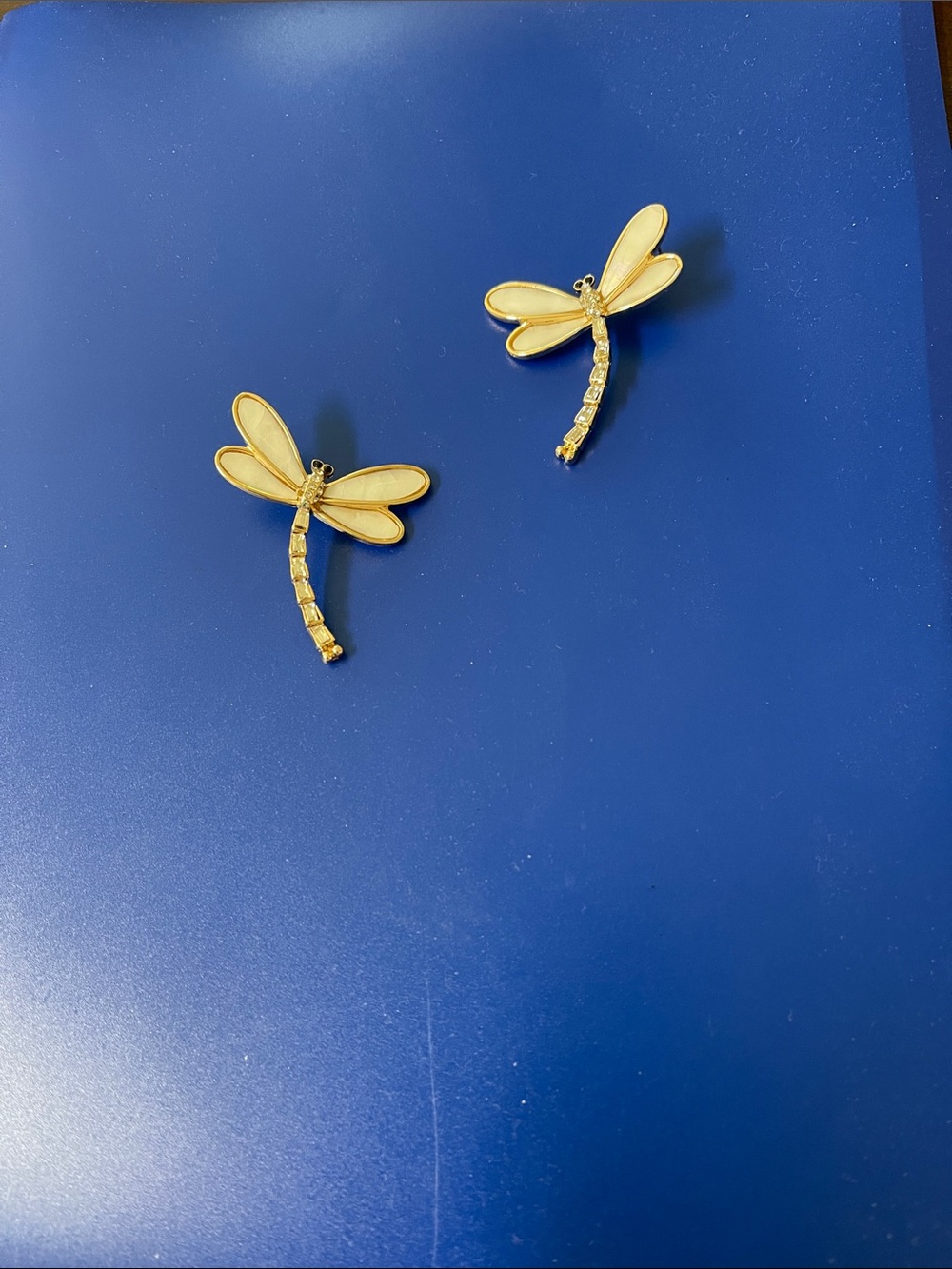 Anna & Ava Gold Dragonfly Stud Earrings